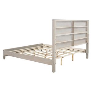 Base de Cama Moderna de Madera Tamaño Queen con Cabecera, Plataforma Resistente para Adultos, Procedente de Vietnam, para Dormitorio - Product Image 4