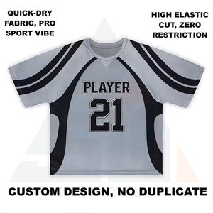 Maillot de football rétro imprimé personnalisé unisexe de haute qualité, coupe courte oversize, style streetwear, respirant, idéal pour l'été, OEM - Product Image 4