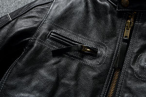 Nouvelle arrivée personnalisée pour hommes veste de motard de course en cuir imperméable et coupe-vent vêtements de sport d'hiver grande taille directs d'usine - Product Image 4
