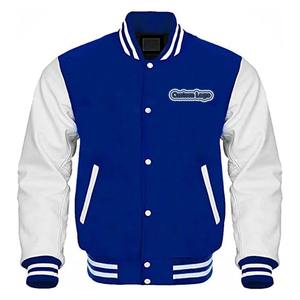 Veste Letterman pour hommes, veste pour dames, veste universitaire pour enfants, patch de broderie de couleur personnalisée, vestes de travail, de baseball et d'université - Product Image 3