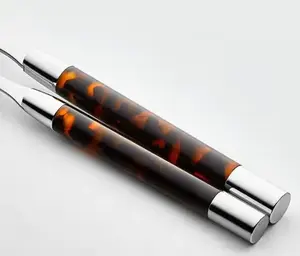 Ensemble de couverts à poignée marron couverts élégants et élégants parfaits pour la cuisine de table à manger et les occasions spéciales - Product Image 4