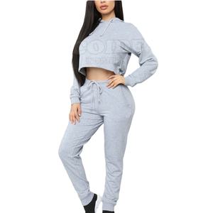 Sudadera con capucha y Top corto con logotipo personalizado, sudaderas de alta calidad, sudadera con Top corto para mujer, nuevo estilo 2025, ropa informal OEM ODM - Product Image 1