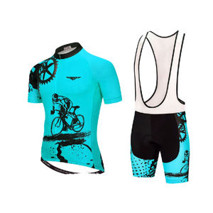 Nuevo estilo personalizado transpirable de secado rápido de talla grande de la mejor calidad de carreras de primavera ciclismo uniforme Jerseys Set para hombres - Product Image 4