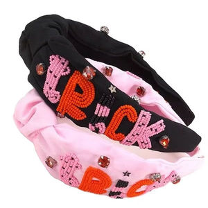Diadema bordada con cuentas hecha a mano de lujo multicolor de moda Halloween truco tratar diamantes de imitación para moda Girs accesorios para el cabello - Product Image 5