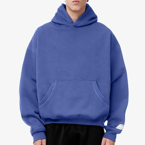 2025 Winter <b>Men</b> Street Trend <b>Thick</b> <b>Hoodies</b> OEM Custom logo Oversized Pullover Blank Heavyweight Trending Hoodie - Product Image 2