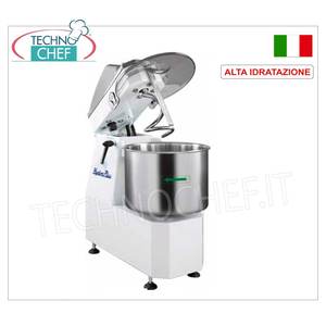 Mélangeur spiral FIMAR 38 kg à haute hydratation pour boulangerie, tête relevable et bol fixe, commandes mécaniques pour farine de blé et de maïs - Product Image 1