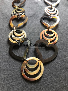 Collar de cuerno Tradebyd, joyería hecha a mano, pieza inspirada en Boho de moda para fanáticos de la moda - Product Image 4