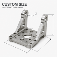 Support de montage robotique en aluminium de précision sur mesure M-lathe OEM, pièces usinées CNC, électroérosion à fil pour usinage avec une précision de 0,01 mm