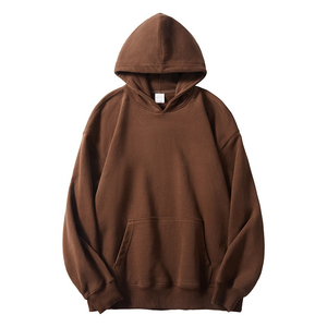 เสื้อมีฮู้ดฟอกสีเฮฟวีเวตอเมริกันทันสมัยปกเข้ารูปและดีไซน์สะพายไหล่ขนาดใหญ่ - Product Image 5