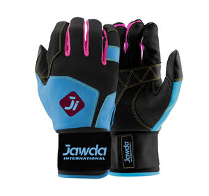 Fabricant direct d'usine Gants de frappeur de baseball pour adultes conçus sur mesure en cuir de haute qualité doigt complet droitier - Product Image 1