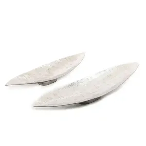 Bandeja de fundición de aluminio de estilo Art Deco 2024 para regalo de Ramadán Eid que sirve para hoteles bodas bandeja de servicio de dulces de Chocolate - Product Image 1