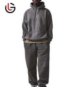 2025 haut tendance hommes lavage à l'acide survêtements haut niveau qualité hommes survêtements 2 pièces ensemble survêtement - Product Image 2