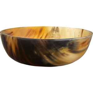 Bol à salade en corne de buffle naturelle 100%-Taille personnalisée écologique pour ustensiles de cuisine et service de table - Product Image 3