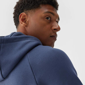 Sweat à capuche unisexe en coton de haute qualité 360GSM, broderie personnalisée, polaire thermique, pull-over avec impression unie pour l'hiver, 100% coton - Product Image 5