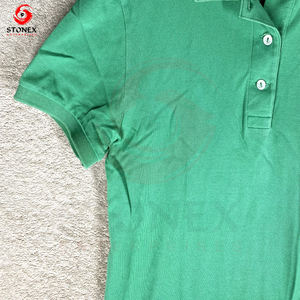 Camisetas Polo unisex para mujer, camisetas OEM con logotipo impreso, solapas publicitarias, tejido liso, estilo informal - Product Image 3