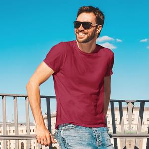 Camiseta ecológica de algodón orgánico, sostenible, transpirable y duradera para hombre, disponible al mejor precio de la India - Product Image 4