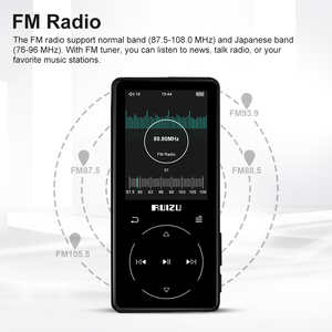 Reproductor MP3 Bluetooth Ruizu D16 de 8GB con Pantalla Táctil Mini y Soporte para FLAC, WAV, WMA y APE - Product Image 6