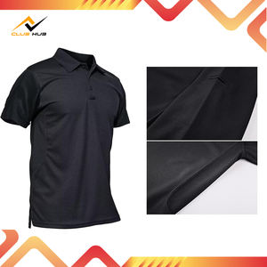 เสื้อยืดโพลีเอสเตอร์ระบายอากาศแห้งเร็วสำหรับผู้ชายเสื้อโปโลแขนสั้นลำลองระบายอากาศได้ดีแห้งเร็วแขนสั้นธรรมดา - Product Image 3