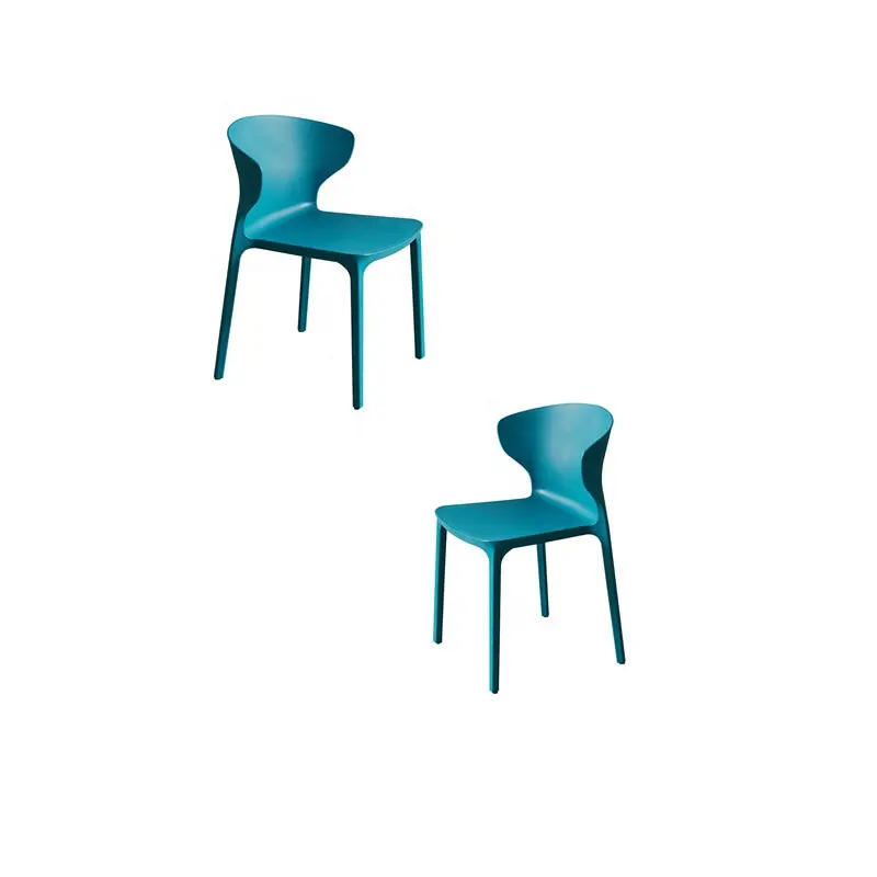 Новый обеденный стул, белый пластиковый стул nordic pp, Штабелируемый садовый стул