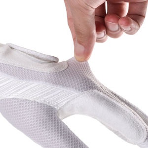 Gants d'équitation en peau de mouton gris, moufle bleu marine, ensemble de gants de toilettage - Product Image 3