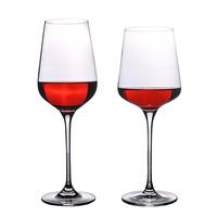 Verre à Vin Rouge en Cristal de Luxe Élégant, Goblet à Long Pied pour Mariage, Fête, Restaurant, Bar – Vente en Gros, Stock PRÊT À L'EXPÉDITION, Verrerie Premium
