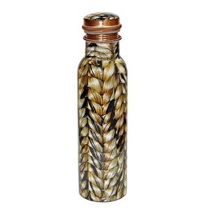 Dernière arrivée autocollant en émail imprimé bouteille d'eau en cuivre camping en plein air et table d'intérieur verres unisexes - Product Image 6