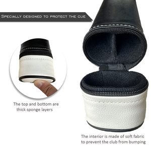 ที่ใส่ไม้คิวทำจากหนังไนลอน/พียูแบบ1/2ทันสมัยโลโก้ออกแบบได้ตามต้องการสำหรับพกพาสนุกเกอร์และบิลเลียด - Product Image 6