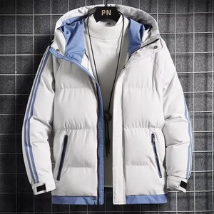 Vente en gros de vêtements d'hiver à la mode de couleur noire manteaux de créateurs veste en duvet pour hommes taille plus imperméable et souple d'extérieur - Product Image 3