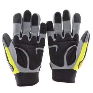 Safety Work Mechanic Custom TPR <b>Protective</b> Fluorescence Anti Impact Gloves - Product Image 3