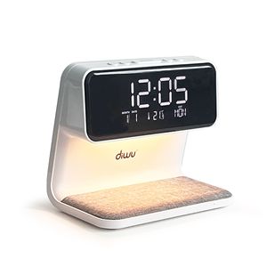 Reloj de Escritorio Digital Electrónico con Cargador Inalámbrico de Carga Rápida y Lámpara de Noche Moderna con Control Táctil - Product Image 1