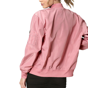 Chaqueta bomber unisex con cremallera reversible para mujer de último diseño al por mayor chaqueta informal de diseño de moda personalizada para mujer - Product Image 2