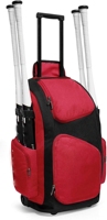Sac à dos de baseball unisexe grande capacité, multifonction, portable, sacs de baseball personnalisés, sac à roulettes pour équipement sportif
