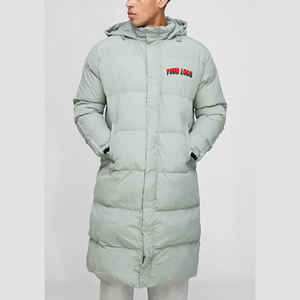 Blouson Bomber d'Hiver pour Homme, Personnalisé OEM/ODM, Brodé sur le Devant, Fermeture Éclair Intégrale, Imperméable, Coupe-Vent, Rembourré Épais, à Capuche, Style Urbain - Product Image 6
