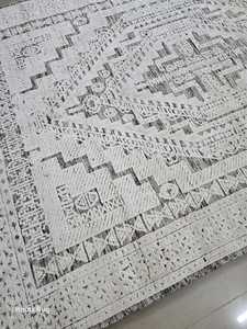 Tapis traditionnels en laine classiques faits à la main de haute qualité en 4x6 5x8 6x9 8x10 tailles gris blanc tapis tricoté à la main - Product Image 4