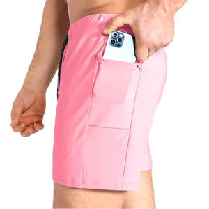 Cómodo mejor tela Hombres Fitness Short color sólido tarifa razonable calidad premium peso ligero fitness shorts para hombres - Product Image 3