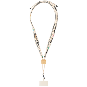 Lanyard Promozionale Sostenibile con Supporto Reuter - Product Image 3