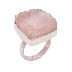 แหวนควอตซ์แฮนด์เมดสำหรับเป็นของขวัญวันเกิดเครื่องประดับเงิน925แหวนเงินสเตอร์ลิงเครื่องประดับเงินอินเดีย - Product Image 1