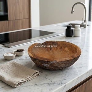 Plateaux et bols en bois TRAY M – Ensembles de vaisselle vintage écologiques certifiés CE/UE – Cadeaux d'affaires personnalisables avec logo – Assiettes et plateaux de service en bois - Product Image 6