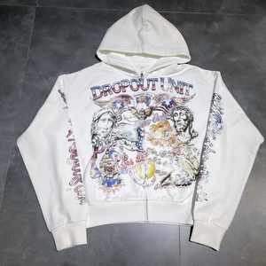 เสื้อมีฮู้ดแบบสวมหัวสำหรับผู้ชายเสื้อฟลีซแบบคลาสสิก100% ปรับแต่งได้ (ผ้าฝ้าย-โพลีเอสเตอร์ผสม) 280กับ300 GSM - Product Image 1