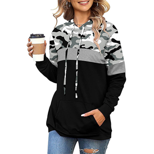 Sudadera con Capucha Personalizada con Impresión por Sublimación, de Algodón y Poliéster, Transpirable, Talla Grande, para Deportes de Invierno, con Logotipo Frontal, para Mujer - Product Image 4