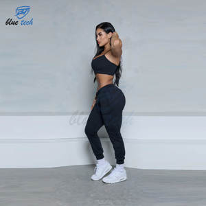 OEM Stretchy <b>Compression</b> Anti Cellulite Gym Workout Casual Custom Logo Yoga <b>Legging</b> High Waist Lift Butt Scrunch <b>Women</b> - Product Image 2