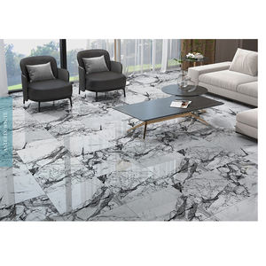 Mejor diseño 600*600mm estilo moderno azulejo de piso de porcelana brillante para interiores de hoteles 5mm de espesor - Product Image 4