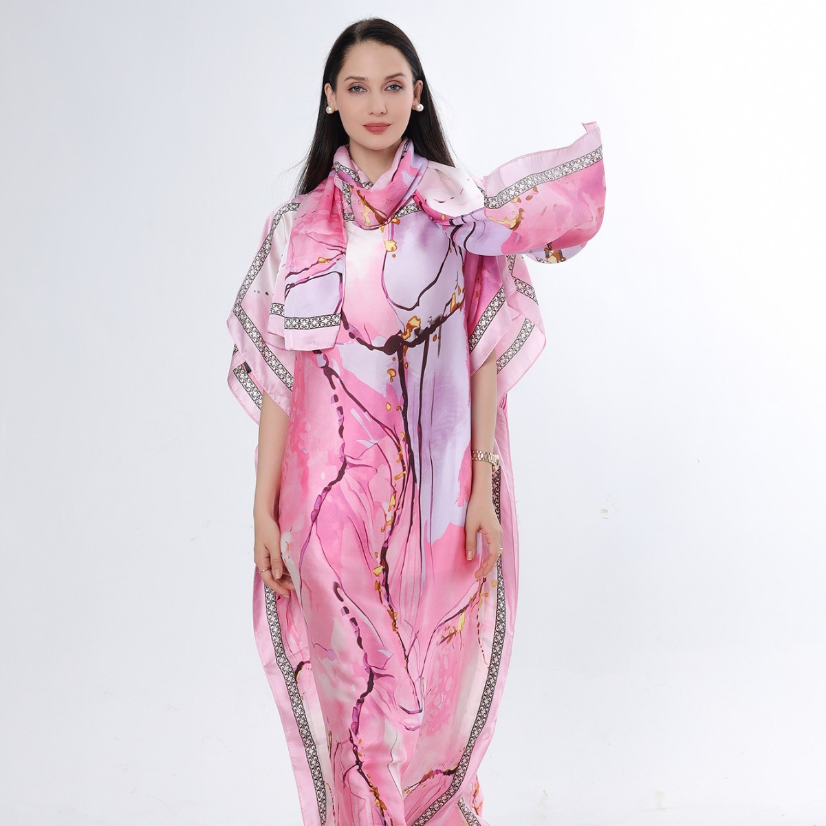 white christmas dresses ZERIN – Dark Lilac Shisha Silk Pakistani Dress with Hand Embroidery –  Shireen Lakdawala