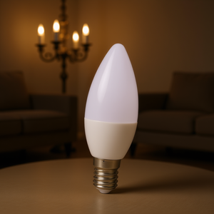 Bombilla LED de Cristal E14 de 4W con Forma de Vela - Product Image 3