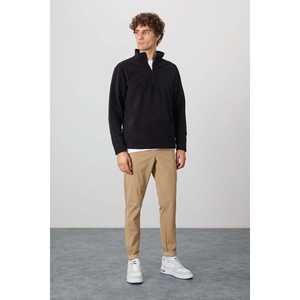 Sweat-shirt en polaire à col haut pour homme River Black, 100% polyester, style 88310 - Product Image 4