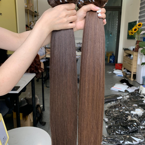 Cheveux vierges Remy 100% naturels, tissage droit à trame unique, pointes égales, couleur naturelle, marque VNHL, fournisseur Vietnamien - Product Image 1