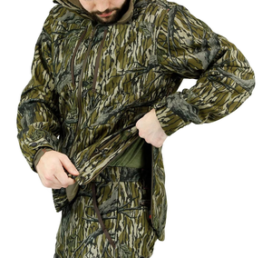 Veste tactique camouflage durable, silencieuse, imperméable, d'hiver, à fermeture éclair, à capuche, chaude, pour la chasse, col montant, qualité supérieure, respirante - Product Image 4