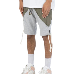 Customized Logo Summer New Breathable <b>Loose</b> Casual <b>Shorts</b> for Men <b>Women</b> 100% Cotton Customizable Pocket Elastic Waist Solid - Product Image 3