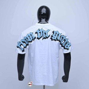 Camiseta Oversize de Cuello Redondo Estilo Urbano 280 GSM para Hombre, Camisetas Personalizadas de Marca, Camiseta Lisa de Algodón 100% de Alto Gramaje para Hombre - Product Image 2
