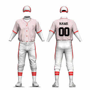 Uniforme de baseball adulte personnalisé de haute qualité fabriqué en usine vêtements de sport dans des couleurs personnalisées Service OEM - Product Image 4